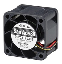 SanAce 山洋3828DC风扇9GV0312J301