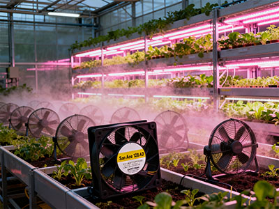 植物工厂通风的重要性-山洋SanAce工业散热风扇