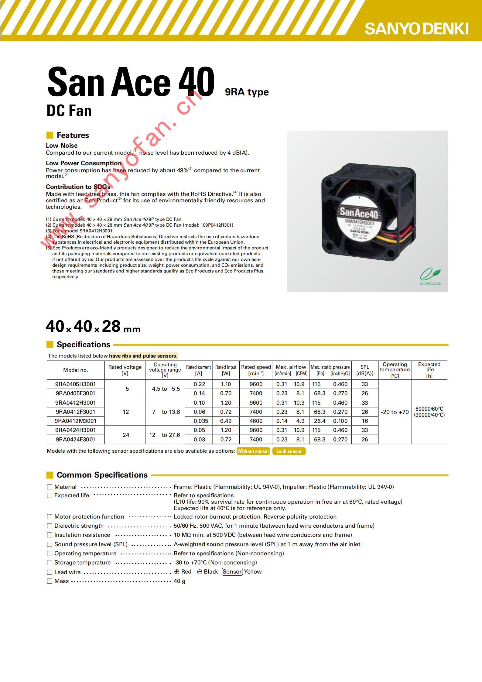 从“暴力散热”到“静音高效”的DC轴流散热风扇:SANYO DENKISan Ace 40×40×28mm 9RA新品对比旧款,降噪与能耗究竟优化了多少?04 从“暴力散热”到“静音高效”的DC轴流散热风扇:SANYO DENKISan Ace 40×40×28mm 9RA新品对比旧款,降噪与能耗究竟优化了多少?04