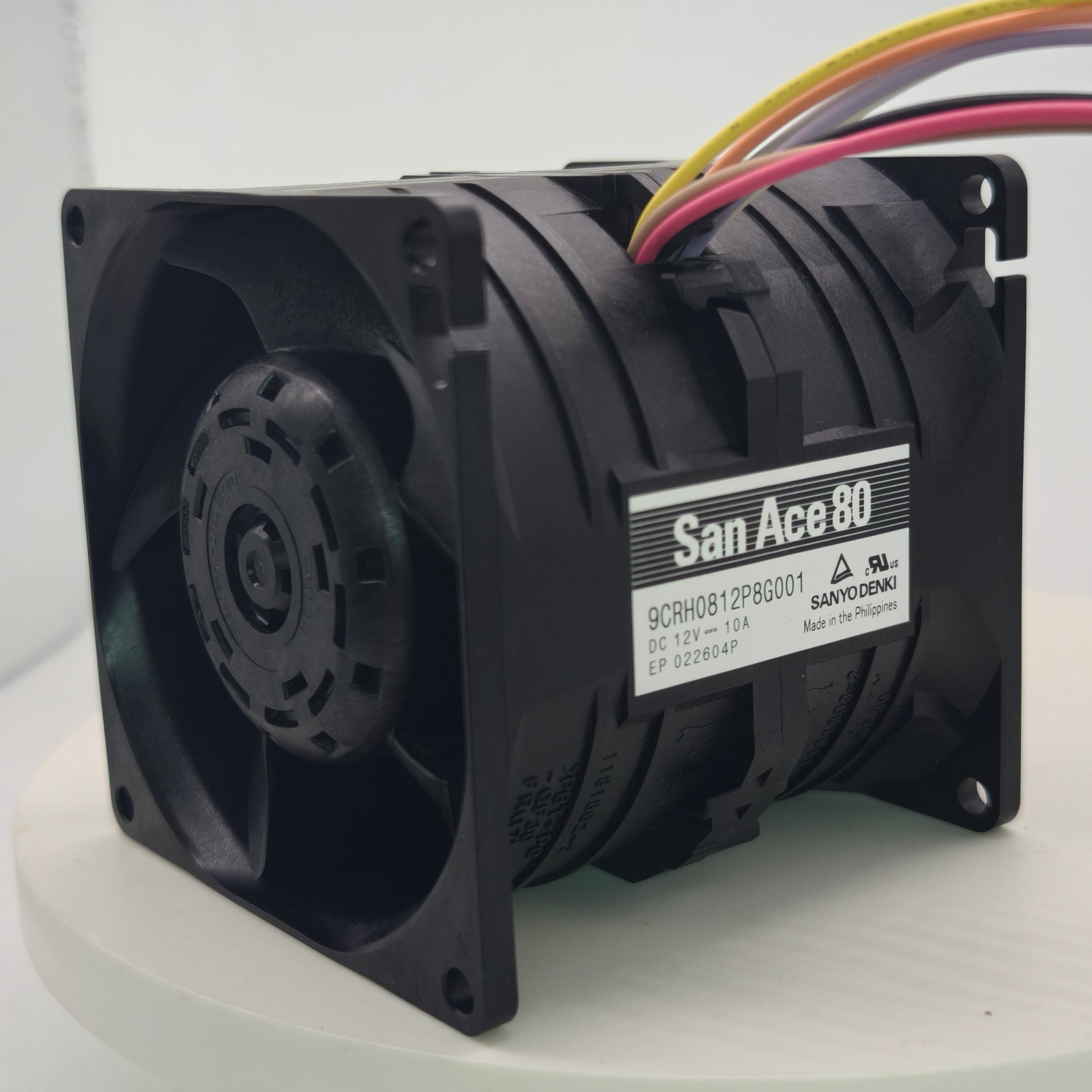 80×80×80mm高静压风扇怎么选?山洋San Ace Counter Rotating Fan双重反转风扇与双风扇串联区别05